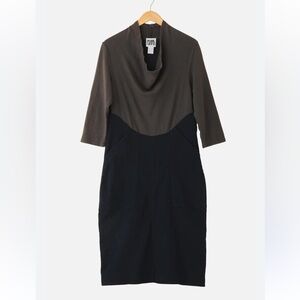 Prairie Underground Denim Day Dress Black olive size large